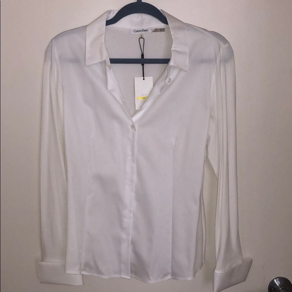 NTW Calvin Klein white buttondown